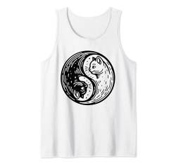 Yin Yang Yoga Zen süße Katzen für Katzenliebhaber Tank Top von Yin Yang Yoga Zen Cute Cats