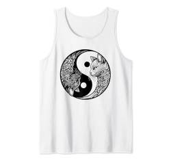 Yin Yang Yoga Zen süße Katzen für Katzenliebhaber Tank Top von Yin Yang Yoga Zen Cute Cats