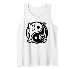 Yin Yang Yoga Zen süße Katzen für Katzenliebhaber Tank Top von Yin Yang Yoga Zen Cute Cats