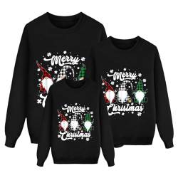 Yinguo Black of Friday Angebote 2024,weihnachtsoutfit mädchen Damen Damen Hausanzug kuscheldecke katzenmotiv Partner Pullover Weihnachten Pinke Sachen Weihnachtspullover Familie Set 4 von Yinguo