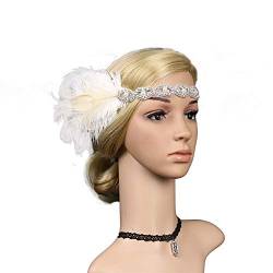 Damen Fascinator Hut Fascinator Haar Clip Cocktail Tee Party Pilzbox Derby Hut für Hochzeitskirche Braut Headwear für Frauen Mädchen Blumenhochzeitsrennen Party Faszinator Net Hat von Yookstar