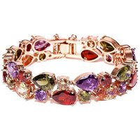 YouBella Armband AAA Schweizer Zirkon-Kristall-Armband Für Frauen & Mädchen (Inhalt der Box: Armband x 1, Langlebiges Finish, Geeignet für alle Anlässe), Material: Kristall, Messing, Modischer Kunstschmuck von YouBella