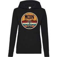 Youth Designz Kapuzenpullover Moin Spruch Damen Hoodie Pullover mit modischem Anker Logo Aufdruck von Youth Designz