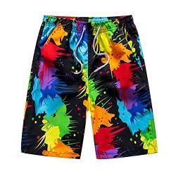 Yowablo Hose Schnell trocknender Strand Schwimmen Herren Sommer Outdoor Fünf-Punkte-Shorts Herrenhose Badehose Herren Taschen von Yowablo