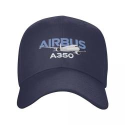 ZAMASS Basecap Airbus A350 Flugzeug Geschenk Pilot Baseballkappe Angelkappen Golf Cap Sonnenhut für Kinder Sonnenhut Herren Mützen Damen Geschenk von ZAMASS