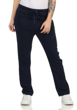 ZARMEXX Damen Freizeit Hose Sporthose Sweathose mit elastischem Bund Jogginghose Baumwoll-Sweatpants (Navy, XXL) von ZARMEXX