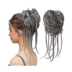 Haarteile Synthetische elastische Messy Bun-Haarteile, lockiges Haargummi, schwarz, blond, braun, Chignon-Band, Hochsteckfrisur, Donut for Frauen, natürliches Kunsthaar Dutthaar(4 60) von ZENGXJYCQINGJIANG