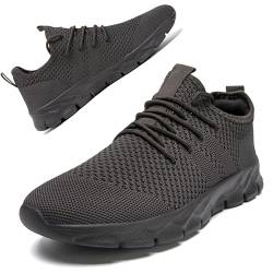 ZGPWZWL Damen Turnschuhe Sneaker Schuhe Sportschuhe Tennisschuhe Walkingschuhe Laufschuhe rutschfest Atmungsaktiv Leichtgewichts Straßenlaufschuhe,Dunkelgrau EU 38 von ZGPWZWL