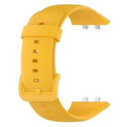 ZHBABVCT Armband-Armband, kompatibel for Watch 3 / Watch3 Pro, Silikon, Tpu, offizielles Ersatzarmband, Smartwatch-Armband-Zubehör(Yellow,Oppo Watch 3 Pro) von ZHBABVCT