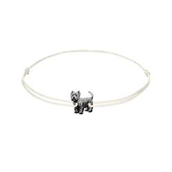 ZILIA Jewelry Westie Dog Bracelet cream M von ZILIA