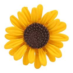 Sonnenblume-Brosche, Elegante Legierungs-Frauen-Revers-Pin-Kleidungs-Kollokations-Zubehör für Rucksack-Anzug von ZJchao