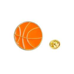 Fußball-Brosche für Damen, Herren, Sportler, Schmuck, Anstecknadeln, Abzeichen, Geschenk, Hemd, Rucksack, Fußball, Abzeichen, Gefälligkeiten, Handel, Sport, Basketball, Rucksack, Party, Hintern, 1pc von ZOUBAOQ