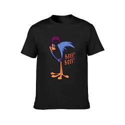 ZPLuz Road Runner Beep ! Beep ! Unisex T-Shirt Graphic Mens Cotton Casual Black Tee Shirt S von ZPLUZ