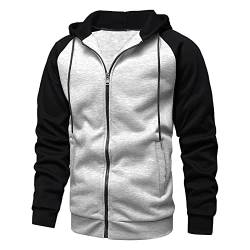 Jacke Herren Zipper Hoodie Herren Sweatjacke Herren übergangsjacke Herren Strickjacke Herren Softshelljacke Herren Jogginganzug Herren Sweatshirt Herren Winterjacke Herren Herbstjacke Herren von ZRYAZQ