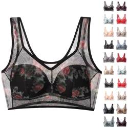 ZTFYKLIN Prime Deal Days 2024 Spitz BH Mit Bugel Sexy BH Große Brüste Starker Halt Minimizer Bügelloser BH Push Up Bralette Ohne Buegel Rueckenfreier BH Sport My Orders von ZTFYKLIN