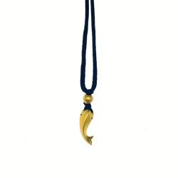 ZTQTQZZ Halskette Anhänger Schmuck Pulloverkette Mode Geschenk Kleine Delfin-Halskette, Damen-Design, Sommer- und Ganzjahres-Fisch-geflochtene Seil-Schlüsselbeinkette von ZTQTQZZ