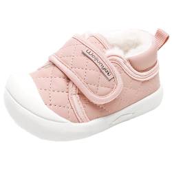 ZVJV Winter Baby Jungen Mädchen Lauflernschuhe Anti-Rutsch Kleinkind Turnschuhe Warmes Fleece Kleinkind Stiefel von ZVJV