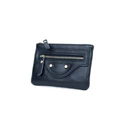 ZXSXDSAX Geldbörse für Damen Kurze Brieftasche Frauen Damen Tasche Bifold Kleine Mode Niedlich Pu. Lederkartentasche Halter Bargeld Tasche Geld Geldbörse(Black) von ZXSXDSAX