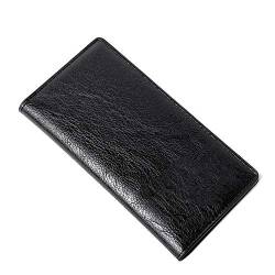 ZXSXDSAX Herren Geldbörsen Männer lange Geld-Mappen-Multi Männer Geldbörsen Visitenkartenhalter Geldbörse Männer Handtasche Clutch(Black) von ZXSXDSAX