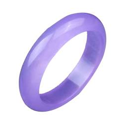 ZYOQYG Natürlicher Jade Armreif Armband Damen Echte Violet Jade Armband Geschenke Für Familie und Freunde (58) von ZYOQYG