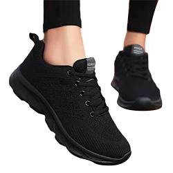 ZYPAINIY Damen Turnschuhe Sneaker Knöchelhoch Wasserdicht Running Schuhe Elegant Günstig Laufschuhe rutschfest Atmungsaktiv Turnschuhe Für Trekking Workout Breite Sportschuhe von ZYPAINIY