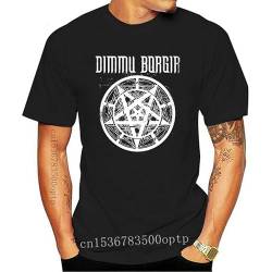 T Shirt Pria Baru Logo Pentagram Dimmu Borgir T-shirt Lucu Tshirt Baru Wanita von Zahira