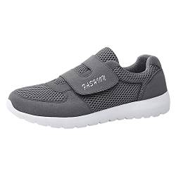 Zannycn Sportschuhe Herren, Sneaker Herren Flach Laufschuhe Schuhe rutschfeste Sportschuhe Wanderschuhe Leicht Ohne Schnuersenkel Turnschuhe Sommerschuhe Mesh Atmungsaktiv Outdoor Joggingschuhe von Zannycn