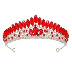 Zdprkqzvz Modisches Haarband Haarschmuck schimmernde Strasssteine Kronen Hochzeitskleid Accessoires Frauen Kopfbedeckung Ornament von Zdprkqzvz