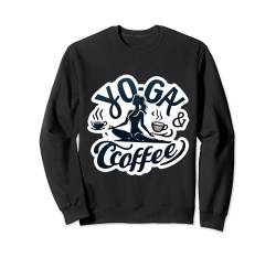 Yoga- und Kaffee-Enthusiasten Serene Morning Ritual Dressing Sweatshirt von Zen Brew Inspirations Apparels Co.