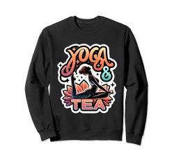 Yoga- und Tee-Enthusiasten Serene Morning Ritual Dressing Sweatshirt von Zen Brew Inspirations Apparels Co.