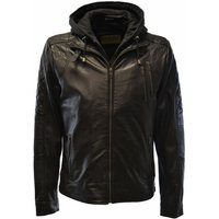 Zimmert Leather Lederjacke Bastian abnehmbare Kapuze von Zimmert Leather