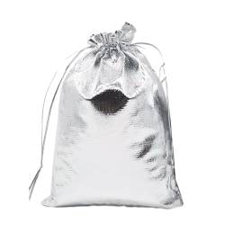 Zkydhbd 50 Stücke 7x9 cm 9x12 cm 10x15 cm Schmuck Verpackung Tasche Gold Silber Tuch Kordelzug Lagerung Tasche Hochzeit Beutel von Zkydhbd