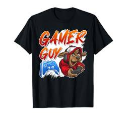 Zocken GAMER GUY Lustiges Gaming Kinder Video Games T-Shirt von Zocker Geschenk Gamer Junge T-Shirt Gaming Kinder