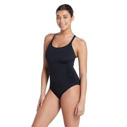 Zoggs Damen Multiway 1 Piece-Ecolast+ Badeanzüge, schwarz, 38 von Zoggs