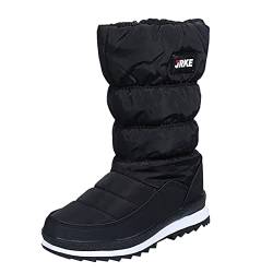 Winterstiefel Damen Winterschuhe Gefüttert Winterschuhe Damen Schneestiefel Wasserdicht Trekking Wanderschuhe Damen Boots Kälteschutzstiefeln Rutschfeste Stiefeletten Damen Stiefel Cowboystiefel von Zshosam