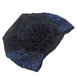 Zuasdvnk Spitzen-Stirnbänder für Mädchen, Headwrap Spitze elastisch, Perlenspitze Stretch Stirnbänder Tuch Elegant Stirnband Frauen Haarschmuck von Zuasdvnk