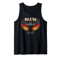 Blum Nachname Familienname Surname Family Last Name Tank Top von Zuname Family Name Merch Apparel Tees And Stuff