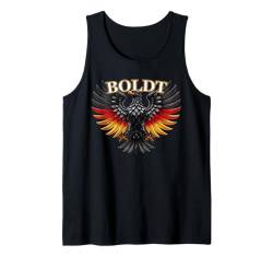 Boldt Nachname Familienname Surname Family Last Name Tank Top von Zuname Family Name Merch Apparel Tees And Stuff