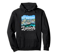 Switzerland Zurich Souvenir / Zurich Pullover Hoodie von Zurich Switzerland Souvenir Store