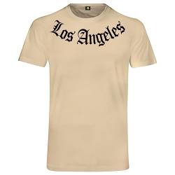 Los Angeles T-Shirt - Städte Stadt Amerika USA Kalifornien LA L.A. Beige M von absenda