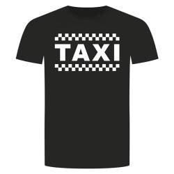 Taxi T-Shirt - Taxe Taxicab Cab Auto Chaffeur Car Fahrdienst Schwarz 3XL von absenda