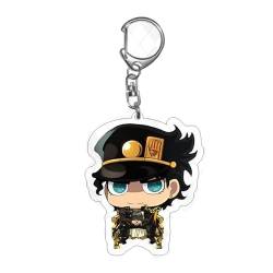 acsewater JoJo’s Bizarre Adventure Anime Peripherie Acryl Schlüsselanhänger Kuujou Joutarou Jonathan Joestar Acryl-Anhänger von acsewater