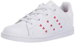 adidas Originals Baby Stan Smith Elastic Sneaker, Footwear White/Footwear White/Lush Red, 5.5K von adidas Originals