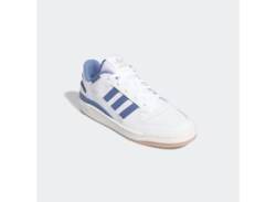 Sneaker ADIDAS ORIGINALS "FORUM LOW CL" Gr. 43, weiß (cloud white, crew blue, cloud white) Schuhe Schnürhalbschuhe von adidas originals