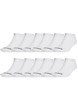 adidas 12 Paar Low Cut Sneaker Socken Unisex Kurzsocke weiss, Farbe:Weiss, Socken & Strümpfe:43-45 von adidas