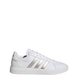 adidas Damen Grand TD Lifestyle Court Casual Shoes Sneakers, Ftwwht/Plamet/Ftwwht, 37 1/3 EU von adidas