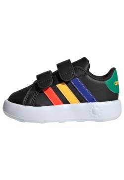 adidas Grand 2.0 Shoes Kids Nicht-Fußball-Halbschuhe, Core Black/Lucid Blue/Court Green, 25 EU von adidas