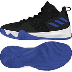 adidas Herren Explosive Flash Basketballschuhe, Schwarz (Negbás/Azalre 000) von adidas