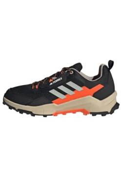 adidas Herren Terrex AX4 Hiking Shoes Walking Shoe, Core Black/Wonder Silver/Orange, 42 2/3 EU von adidas