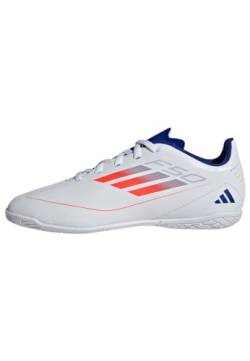 adidas Unisex F50 Club Football boots Indoor Hallenfußballschuhe, Cloud white/solar red/lucid blue, 40 EU von adidas